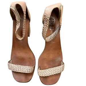Jeffrey Campbell  Braided Favor Heeled Sandals Ss 10 M